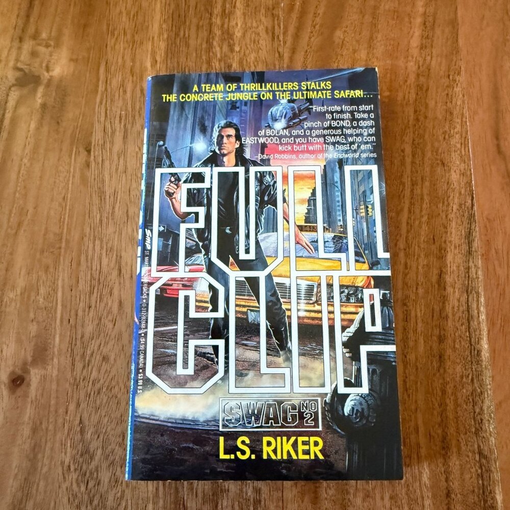 Full Clip Swag No. 2 L.S. Riker 1st Printing 1992 Vintage Action Paperback